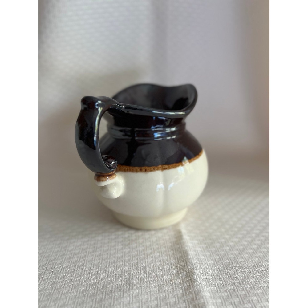 McCoy USA Pottery Vintage Pitcher Fruit and Berries #7528 - Picture 2 of 8